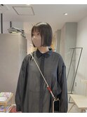【YOKE】ミニボブショートボブ大人ボブ透明感カラー