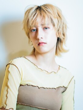 タヤ 経堂店(TAYA) ブリーチ×酸性パーマでニュアンスゆるふわカール