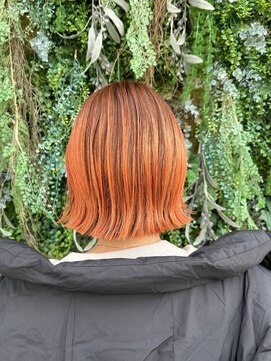 ノーブルヘアー(NOBLE HAIR) bob×orange