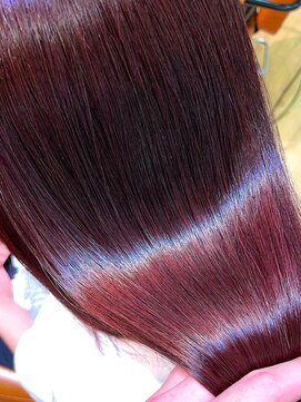 アロマヘアルーム 横浜店(AROMA hair room) ガーリー艶ピンクローズヘア/横浜/横浜西口