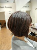 【前下がり】ショートボブ