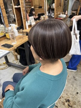 ウィークエンド(WEEKEND) 脱白髪染めデザインカラーカットトリートメント22000