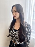 透明感ダークグレージュ