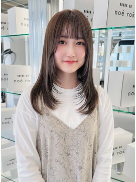 ノエロク 岐阜(noe rok) くびれヘア/アプリコットオレンジ/ハイライトカラー/岐阜/14