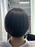 髪質改善純度100％トリートメント＋カラー＋カット　