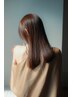 全て解決★髪質改善シルキーケアストレート+premium透明カラー+カット￥22500