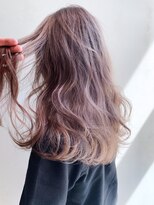 シオン(shion)&nbsp;マロンベージュフェミニンロングメルティカラー_ba261612