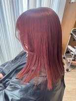 ヴィヴァーク 拝島駅前店(vivarc)&nbsp;透明感抜群♪ダブルカラーブリーチこっくりオレンジ