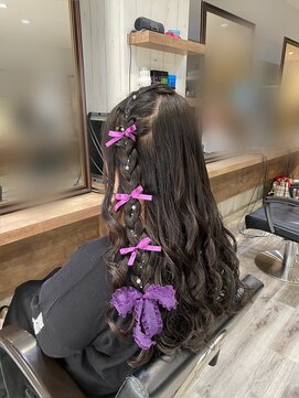 ヘアセット アリエス 新宿駅前店(aries) あみたらしヘア