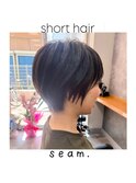 簡単スタイリング束感ショート◎どんな髪質・毛量・年齢もOK