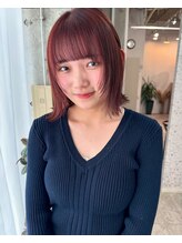 可愛いが詰まってる『ピンクブラウンカラー』初めて可愛いピンク挑戦したい人オススメ◎