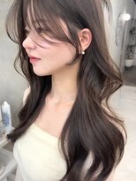 ユニ 原宿(uni)&nbsp;#60/韓国/韓国風/レイヤーカット/後れ毛/くびれヘア/前髪/原宿