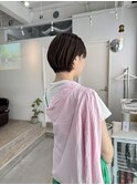 ショートボブ/大人ショート[表参道/ブリーチ/ハイライト]Mai