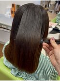 湿気知らずの美髪に！サラサラストレートパーマ！