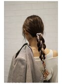 編み込みアレンジ