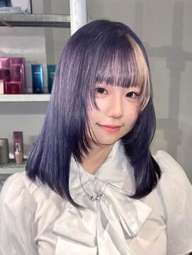 アドネ プライム(adne prime) ラベンダー/前髪メッシュデザイン