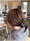 大人ショート　ショートボブ