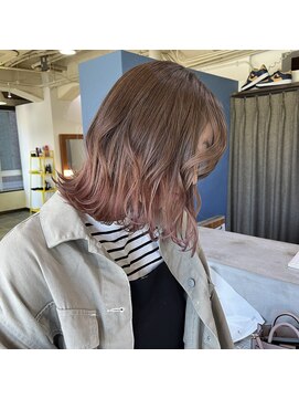 シロ 甲東園店(SHIRO) デザインカラー・ココアベージュ×シェルピンク