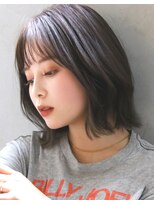 ロゼ 鳳(ROSE) 【ROSE】レイヤーボブ_切りっぱなしボブ_ハイライトカラー