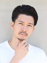プライベートバーバー 武蔵小杉 新丸子(PRIVATE BARBER) ツーブロック7:3かきあげスタイル<理容室>武蔵小杉/バーバー眉毛