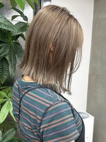 アンバー(UMBER)&nbsp;京都西院/ベージュカラー ブリーチ 髪質改善 ダブルカラー