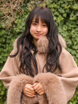 ベレッタ 楠葉店(veretta.)&nbsp;韓国風/ゆるウェーブ/ダークブラウン/艶感カラー/フェミニン