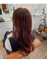 ヘアアンドリラクゼーション ジン(Jinn)&nbsp;レッドカラー