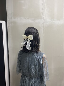 フレーム なんば店(FRAME) ▽ハーフアップ