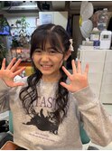 ヘアーアレンジ(くるみちゃんヘアー)