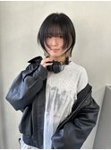 【TOMOKI】ウルフボブ/インナー/ミルクティー《大阪梅田駅》