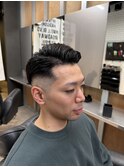 フェードシャドウパーママンバンヘア波巻きパーママレットヘア