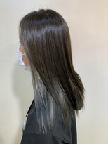アズールサン 草加西口店(azule-sun) インナーカラー,シルバーカラーアッシュシルバー【草加】