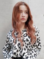 セシルヘアー 梅田店(Cecill hair)&nbsp;オレンジブラウン/オレンジベージュ/ウェーブヘア/テラコッタ