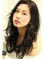 プランツヘアー&nbsp;プランツヘアー博多　黒髪オフィスロング