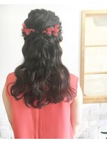 リリィ ヘアデザイン(LiLy hair design) LiLy hair design　◇　リボンハーフアップ