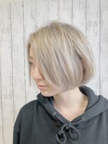 スティル ヘアアンドアイラッシュ(STILL hair&eyelash) 【STILLが叶える‥】アイスブルー×ホワイティンショート