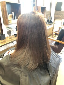 ヘア プロデュース アイモ(Hair Produce Aimo) デザインカラーのナチュラル丸みストレート☆