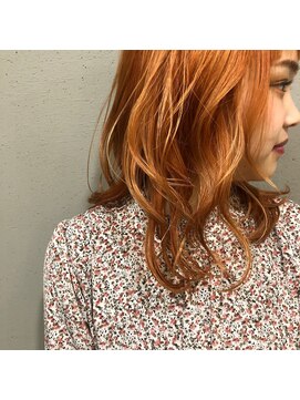 アルマヘアー(Alma hair by murasaki) 発色がいいINOカラーでビビットORENGEに