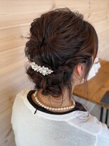ニコットヘア(nicotto hair) ルーズゆるアップ☆結婚式・二次会用スタイル