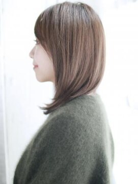 ヘアメイク ナル(hair make nalu) 顔まわりレイヤーのカールスタイル