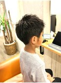 キッズカットスパイキー刈り上げショート/亀戸