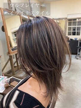 イーゼル ヘアー デザイン 伊賀店(EASEL HAIR DESIGN) ウルフレイヤー