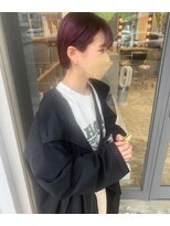 マメ(mame)&nbsp;ミニミニボブ/ハイトーンボブ/ピンクラベンダー