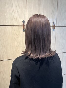 アドラーブル 万代店 (adorable) 20代30代40代髪質改善ミルクティアッシュベージュ外ハネボブ