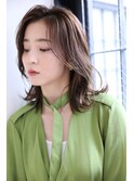 サイドバングのクールなくびれヘア韓国風ヨシンモリ♪