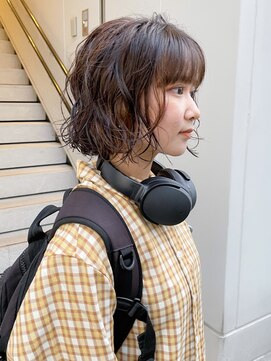 カフ(CAF) CAF照下 イメチェン ウェーブパーマ ボブパーマ 大阪