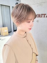 アムリタ 三鷹(AMRITA)&nbsp;大人ショートボブ/ミルキーベージュ/モカグレージュ