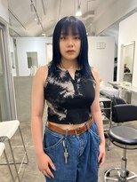 ジーナ オモテサンドウ(XENA)&nbsp;ブリーチありのネイビーブルー