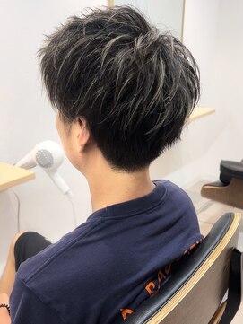 トト 船橋店(toto.) ハイライト/マッシュパーマ/アッシュブラック[西船橋/津田沼]