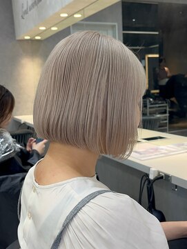 ロンドソレイユ 池袋(Lond soleil) ボブ/前髪カット/レイヤーカット×ケアブリーチ/デザインカラー